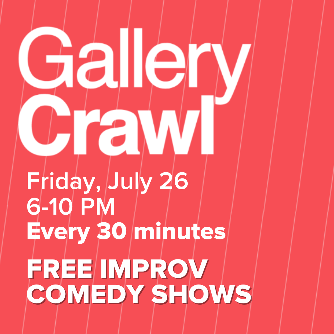 Get ready for a night of non-stop laughter at Arcade Comedy Theater during the Pittsburgh Cultural Trust Gallery Crawl on Friday, July 26th! We're serving up FREE improv comedy shows every half hour from 6-10 PM. Beat the heat with some cool laughs in our A/C, and if you love it (which you will!), snag a discount on our 7 & 9 PM shows to keep the fun going. See you there for a comedy-packed evening!