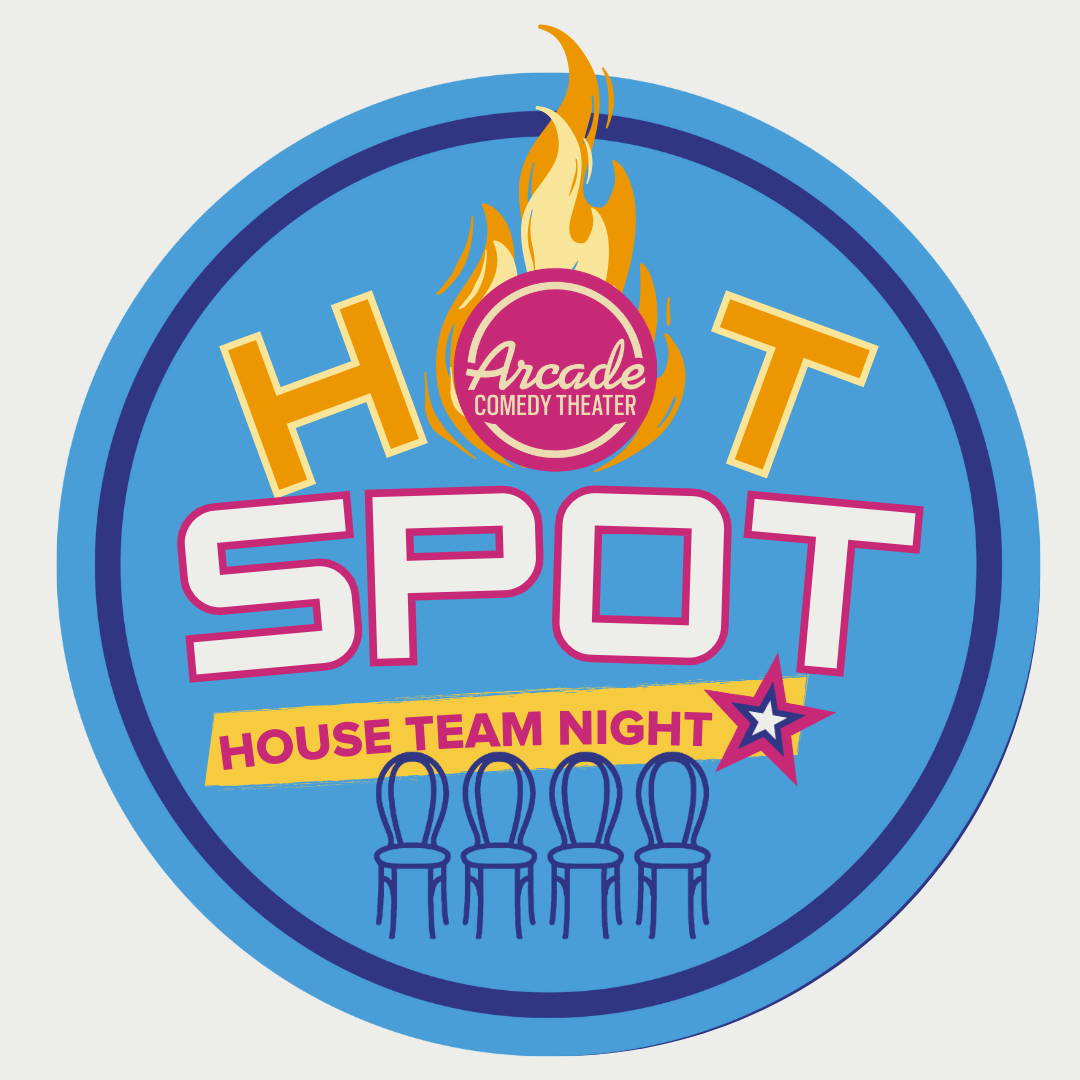 This August, we're pre-gaming Arcade Comedy Theater's House Team Hot Spot with two special Preseason Scrimmage shows on August 2 & 16 at 7 pm! Catch our house team players mixing it up for some extra fun and final practice before the regular season kicks off. Our talented comedians will light up the stage with spontaneous hilarity, quick-witted banter, and scenes that are sure to score big laughs. These playful scrimmages are the perfect warm-up, turning your wild suggestions into comedy gold. Don't miss out on the action—grab your tickets now and be part of the preseason excitement!