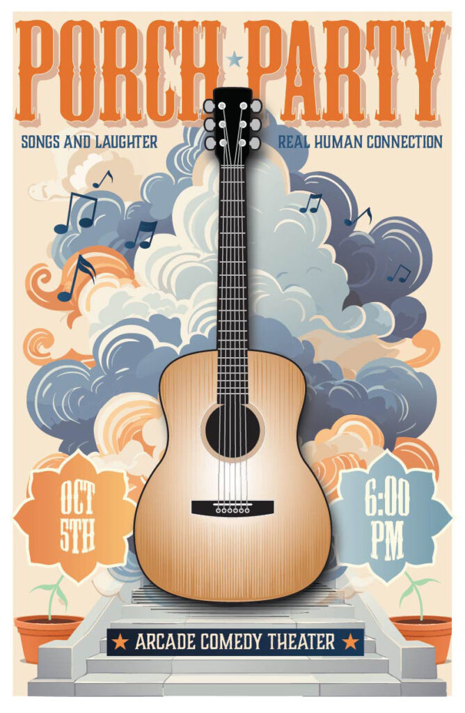 Join Chris Leone and The Spurs of the Moment for this family friendly event of music, laughter, and storytelling that is truly appropriate for all ages!