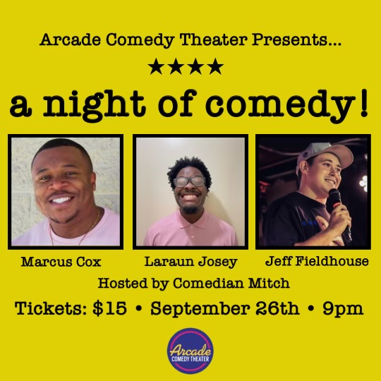 A comedy show that showcases four very different comedians and their ability to make the crowd laugh.