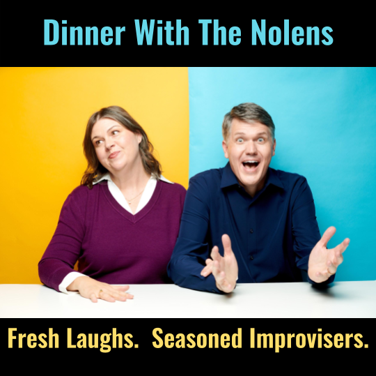 ## Fresh Laughs. Seasoned Improvisers. Make reservations for Dinner With The Nolens at Arcade Comedy.